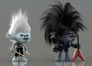 Crunch's unused design (right) alongside a random Rock Troll (left)