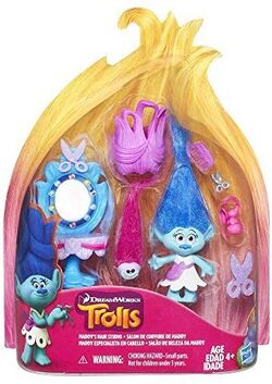 Trolls Movie Play Doh Press N Style Hair Salon Playset with Poppy