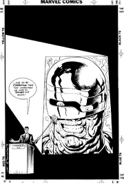 The cover to the never-completed RoboCop #25