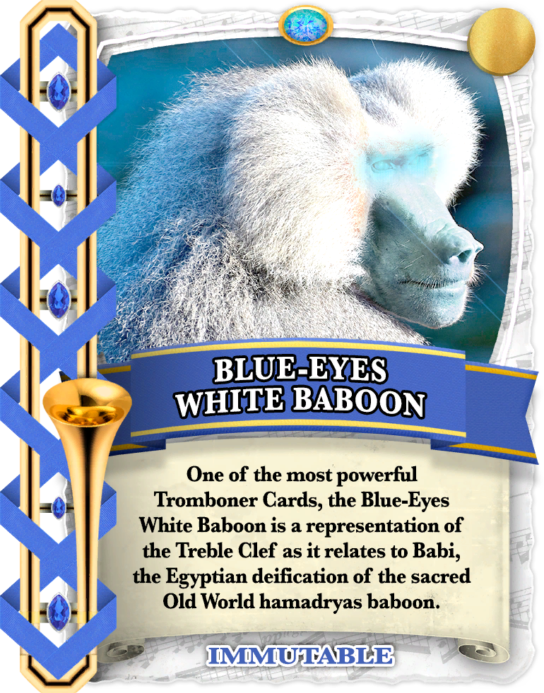 BlueEyes White Baboon Trombone Champ Wiki Fandom