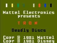 Title screen from the Intellivision version