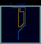 1st gen light cycles in the Classic TRON game