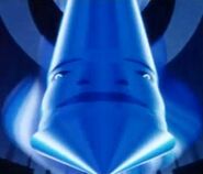 Originally, the antagonists were to be blue. This was changed during production