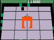 Screenshot from the Intellivision version showing a recognizer attack