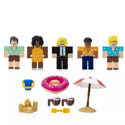 Roblox Action Collection - Tropical Resort Tycoon: Ultimate Vacation Five  Figure Pack [Includes Exclusive Virtual Code]