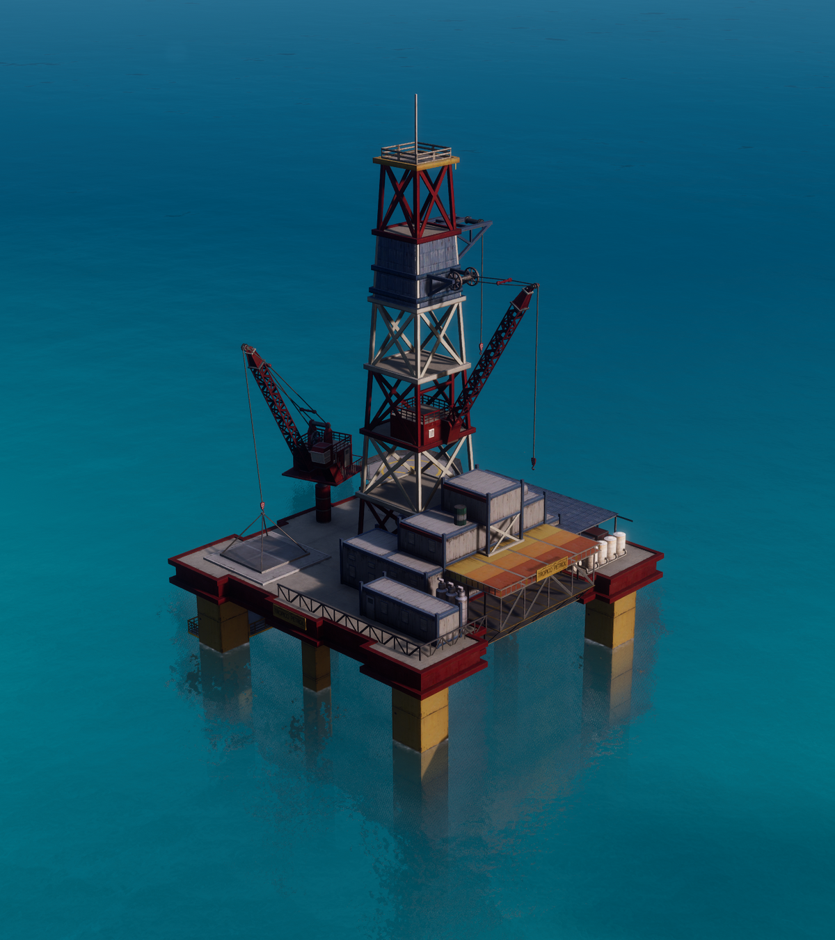 Oil platform discount