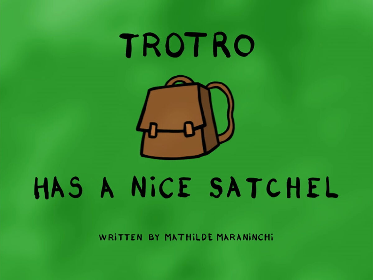 Trotro Has a Nice Satchel Trotro 2004 Wiki Fandom