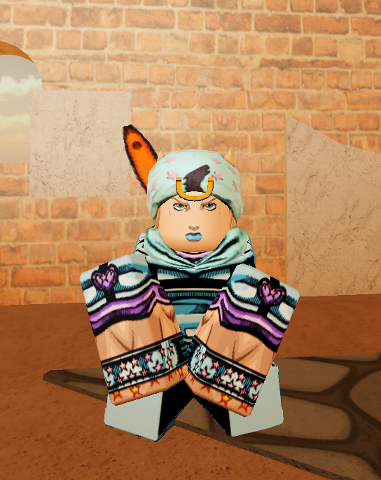 Johnny Joestar cosplay in a roblox yugioh game : r/UnexpectedJoJo