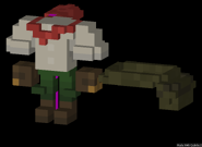 constructed model of class /w satchel on the side