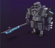 Early concept of Lunar Lancer's Passive transformation, this was however later changed because it didn't fit the Lunar Lancer's concept/theme.