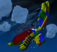 An old version of the Toy dragon as a mod
