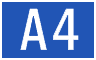 Österreich A4 Schild