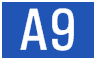 Österreich A9 Schild