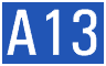 Österreich A13 Schild