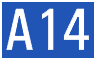 Österreich A14 Schild