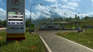 Große Tankstelle in ETS2