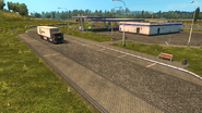 Rastplatz an einer Tankstelle in ETS2