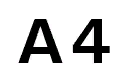 Belgien A4 Schild