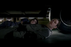 Eric and Nora escaping vamp camp