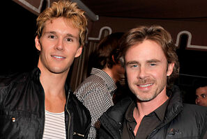 Ryan and Sam at TV Guide Party.