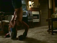 Jason exercising in his living room