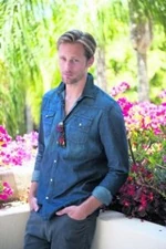 magazine photo shoot: Alexander Skarsgard