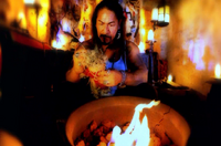 Don Bartolo practicing black arts as seen in Jesus flashback