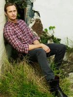 magazine photo shoot: Alexander Skarsgard