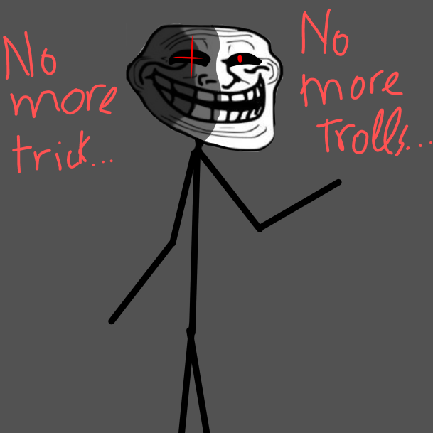 Trollface becoming uncanny (Sorry if it's bad) : r/trollge