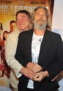 John Goodman and Jeff Bridges attend "The Big Lebowski" Blu-ray release at Hammerstein Ballroom on Aug. 16, 2011, in New York City.