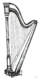 Harp Pencil Drawing by KouMiRien.jpg