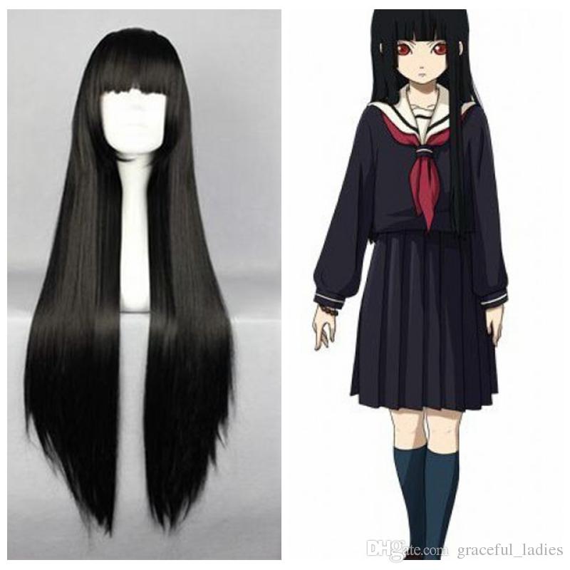 Anime Hyuga Hinata 80cm long Straight Hair Neat Bang  Ubuy India