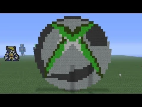 Minecraft Pixel Art: Xbox360 Logo Tutorial | Tsmc-minecraft Wiki | Fandom