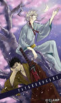 Fai and Kurogane promotional poster (CLAMP@mobile)