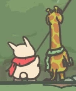 I recently discovered that Moon Rabbit is actually Tsuki from the games Tsuki  Odyssey and Tsuki Adventure! I love this cute guest appearance🐇 :  r/AnimalRestaurant