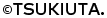 Tsukiuta. Logo-Copytext