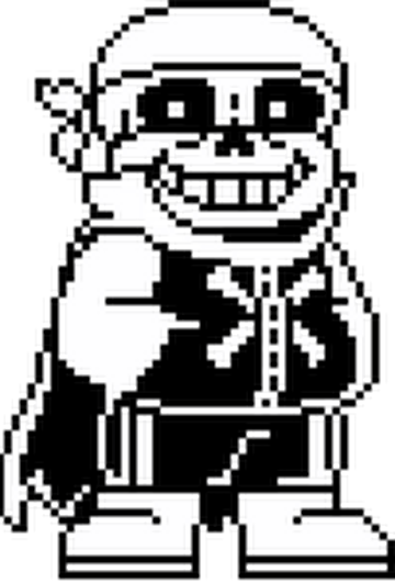 Pixilart - TS!Underswap Sans (Battle) by AmazinG