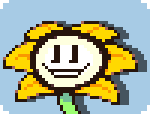 Flowey's tumblr ask icon.