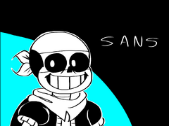 An artwork of Sans' later prototype design.