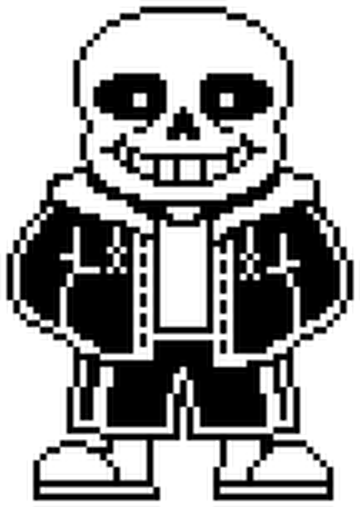 Pixilart - Underswap Sans (Battle) by AmazinG