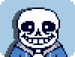 Sans' tumblr ask icon.