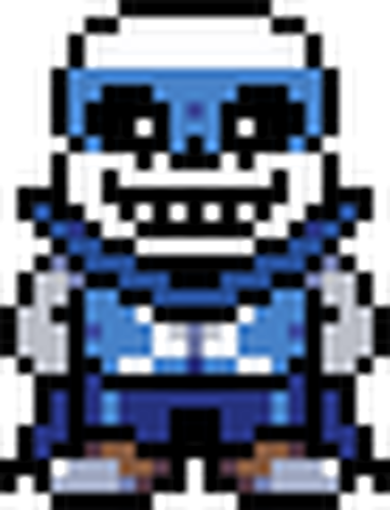 Pixilart - TS!Underswap Sans (Battle) by AmazinG