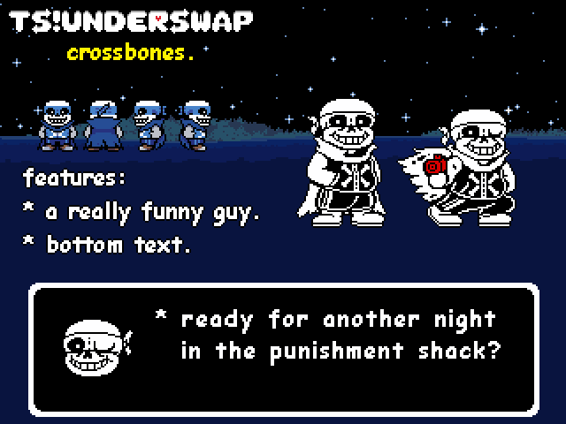 Swap sans battle sprite