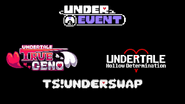 TS!Underswap's reveal at UnderEvent, alongside True Genocide and Hollow Determination.