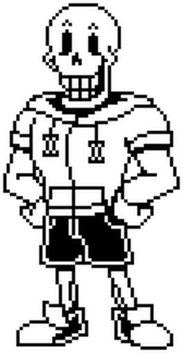 Pixilart - TS!Underswap Sans (Battle) by AmazinG