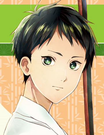 Anime tsurune: kazemai koukou kyuudoubu narumiya minato takehaya