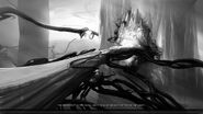 Corrupted Agartha loading screen B/W