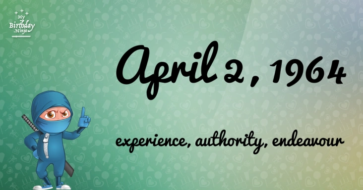 April 2, 1964 | TTS Fanonpedia Wiki | Fandom