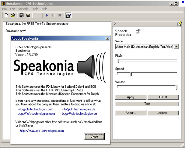 old microsoft tts voices speakonia