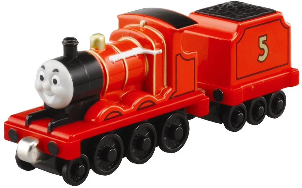 Thomas & Friends - James is a medium-sized engine.His six driving